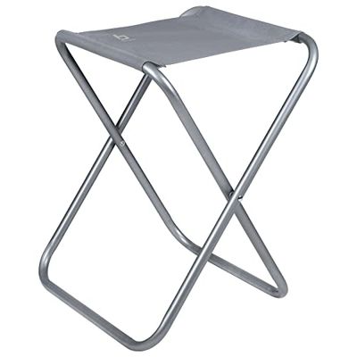 Camp-Gear - Taburete (Aluminio, 40 x 36 x 47 cm), Color Gris