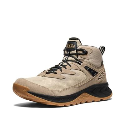 KEEN Homme Hightrail Mid Waterproof Bottes de randonnée, Brindle Oak Buff, 44 EU