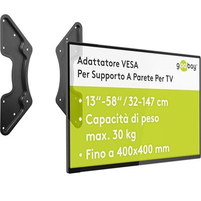 Goobay 60134 Adattatore VESA per Supporto TV a Parete,