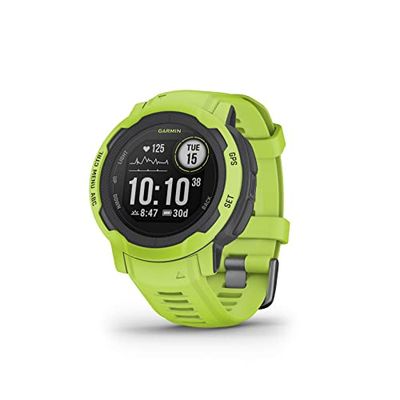 GARMIN 010-02626-01 Instinct 2, Outdoor Smartwatch, GPS, Ingebouwde Sportapps, Gezondheids Functies, Langere Batterijduur,M,Electric Lime
