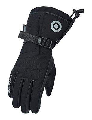 MAGOMA Bowery 3MThinsulate-Hipora motorcycle gloves, Black, L