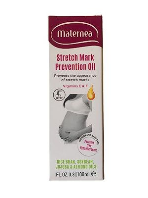 Maternea Elasticity Oil – Maintains The Elasticity, Deep Hydration and Nourishment Of The Skin. Aiuta a prevenire l'appearance of Stretch Marks Forming During Pregnancy – 100 ml