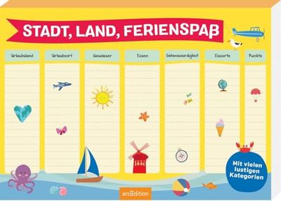 Stadt, Land, Ferienspaß: Mit vielen lustigen Kategorien