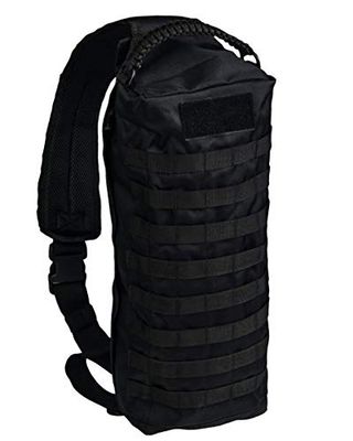 Mil-Tec Sling, Bolso Bandolera Hombres, Negro, Einheitsgröße