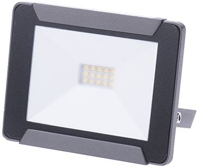 EMOS ZS2611, LED reflektor Ideo 10 W, neutral vit, aluminium, grå, 13,5 x 3,5 x 10,5 cm