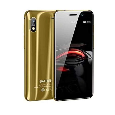 Lin-L SATREND S11, 2 GB + 16 GB, Asistencia de Google Play, 3.22 Pulgadas Android 7.1 MTK6739 Quad Core, Dual SIM, Bluetooth, Wi-Fi, GPS, Red: 4G (Negro) Smartphones (Color : Gold)
