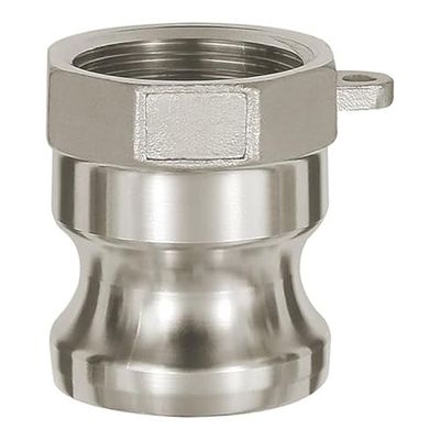 RIEGLER 108145-1117.30-ES snabbkopplingskontakt för kamlok med IG, typ A, ES 1.4401, G 3, 1 st