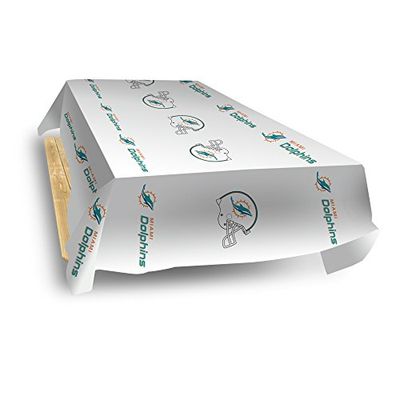 Rico Industries Funda de Mesa NFL, TBE1105, Blanco, 54 Inches x 108 Inches