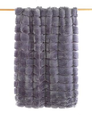 Textiles Mora Plaid Konstläder Kibo – 130X170Cm – Grå - Soffor, unisex