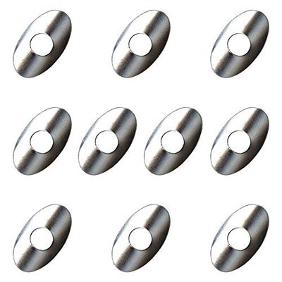 cyclingcolors 10 x NIPPELSCHIJVEN OVAAL SPEIKEN fiets 14G 2MM 13G 2.3MM staal Washer (14G (2mm))