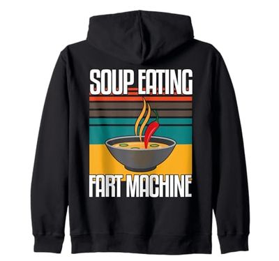 Macchina per mangiare zuppe Felpa con Cappuccio