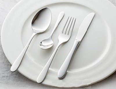 Fine Dine 766507 Como 18/10 Chromium-Nickel Steel Dessert Spoon, 187mm Diameter