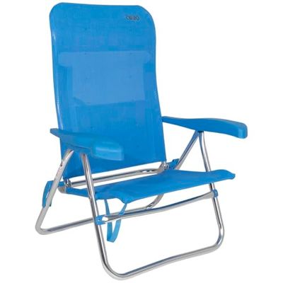 Crespo Aluminiowe krzesło plażowe, wyjmowane (multifibra)