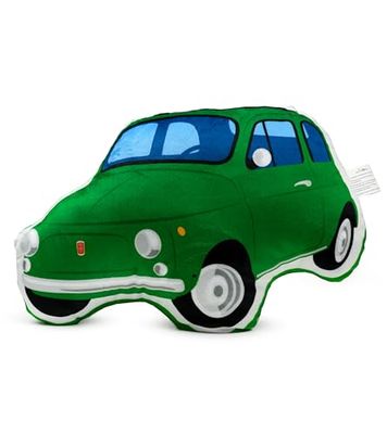 Puckator Pluche kussen Fiat 500, groen