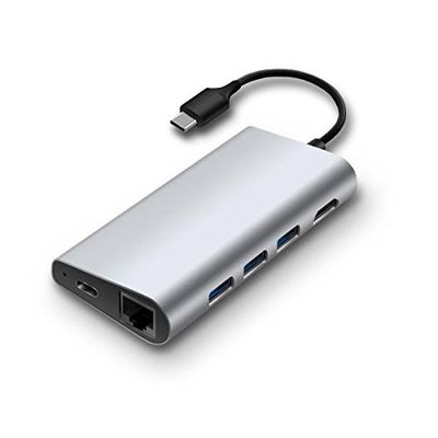 Nilox NLX-TC-8HUBMLAC - Mini Docking Station 8 in 1 USB Type-C, ()