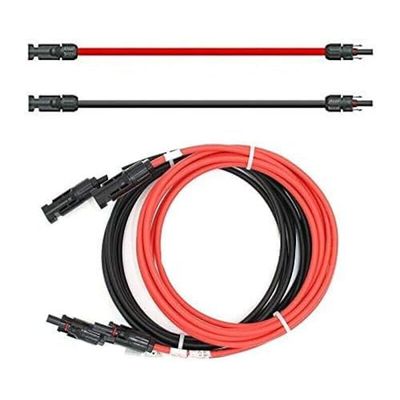 Cavo di prolunga solare su entrambi i lati, rosso/nero 6 mm², con spina solare montata 1-50 m (2 x 9 m)
