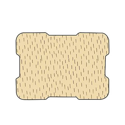 Bonamaison, Digital Printed Mouse Pad, Non-Slip Base, for Office and Home, Size: 22 x 18 cm