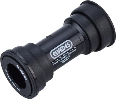 Elvedes Press-Fit BB86/92 Trapas voor volwassenen, uniseks, zwart, standaard
