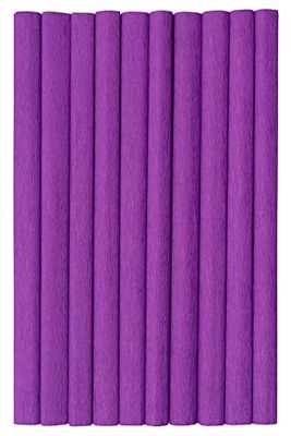 TOP-2000 - Carta arricciata 50x200 cm Creatinio viola confezione da 10 pezzi