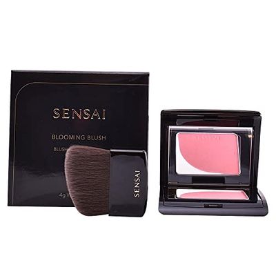 Sensai Blooming Blush Fard Illuminante con Pennello, 01 Blooming Mauve, 4 g
