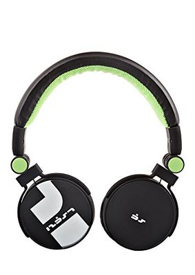 XX.Y stereo hoofdtelefoon moderne look volumeregeling en microfoon voor telefoongesprekken kabel groen