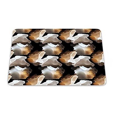 Bonamaison, Alfombrilla de ratón Rectangular con impresión Digital, Fondo Antideslizante, para Oficina y casa, tamaño: 22 x 18 cm