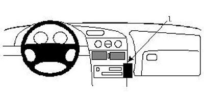 Brodit 852275 Brodit ProClip 852275 Angled Mount do Oldsmobile Aurora 95-01