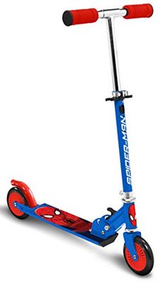 Stamp - Scooter dobrável - Marvel Spiderman - SM250042, azul, 5+