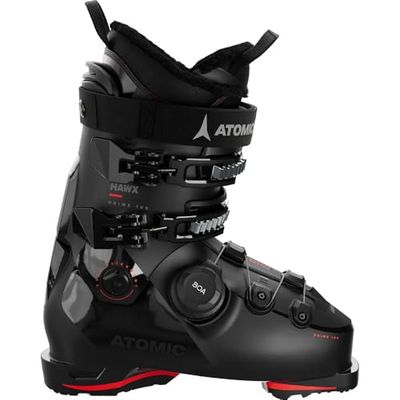 ATOMIC HAWX Prime 100 Boa Gw, Stivali Alpino Unisex, Nero/Rosso, 28/28.5