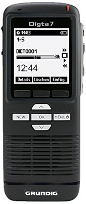 Grundig Digta 7 Push Type 701 Dictaphone Noir