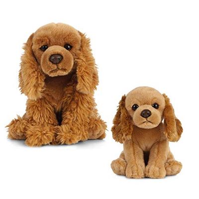 Nature-AN493 Living Nature Peluche para Perro y Cachorro, Color honey, paquete (Keycraft AN493 , color/modelo surtido