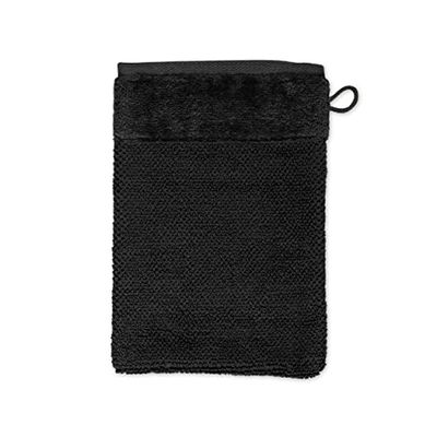Möve wash Glove, Black, 20 x 15 cm