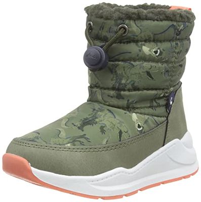 Joules Baby Boys Jnr Winter Boot Ankle, Green T Rex, 2 UK Child
