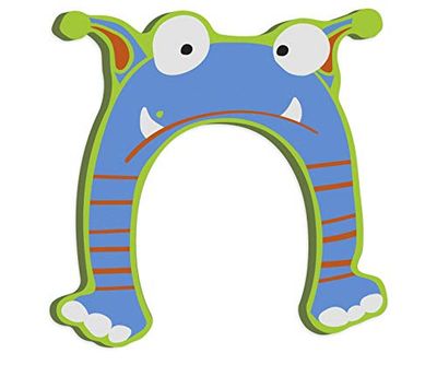 Small Foot ABC Letras Monster Marilyn de Madera, Ideal como Adorno de Letras de Madera, como decoración o Placa para Puerta