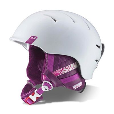 Julbo Meta Casque Mixte Adulte, Blanc/Violet, 54-56