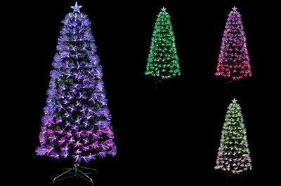 PARTENOPE Albero Multicolor LED 150cm 185LED, Come da Foto