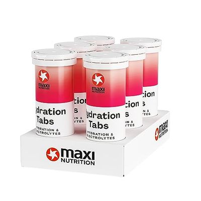 Maxi Nutrition Hydration tabs, Strawberry Lemonade, Zero Sugar| Effervescent Electrolyte Tablets| for Improved Hydration & Recovery | Suitable for Vegans & Vegetarians | 10 Tablets