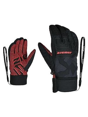 Ziener Garim As, Guanti da Sci/Sport Invernali, Impermeabili, Traspiranti Unisex, Grigio Inchiostro Mimetico, 11