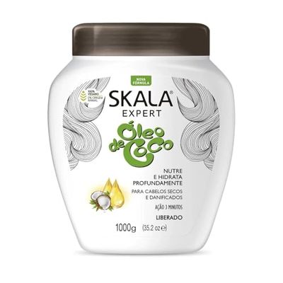 Hydrates & Nourishes Hair - Conditioner with Coconut Oil - Skala - 1000ml - Coconut Oil Formula