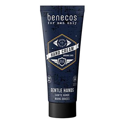 benecos Crema per le mani per cosmetici naturali per uomo, vegana, dermatologicamente testata