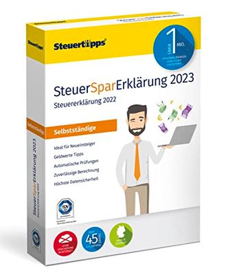 SteuerSparErklärung Selbstständige 2023: Als Selbstständiger schnell und einfach zur Steuererklärung 2022