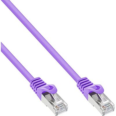 InLine 72533P patchkabel, SF/UTP, Cat.5e, lila, 0,3 m