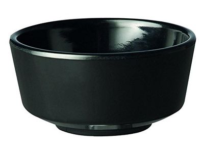 "APS GF087 Float Round Bowl, 6", Black"
