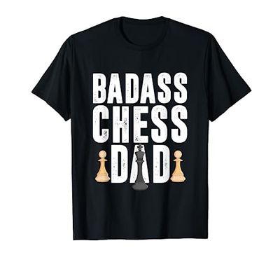 Scacchi Badass Papà Scacco matto Gioco Giocatore Regalo Maglietta