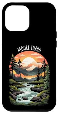 Moore, Idaho, États-Unis, conception pittoresque de la vallée de la rivière Coque pour iPhone 12 Pro Max