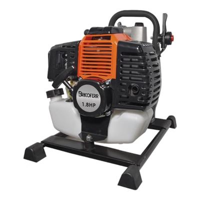 Bricoferr BFG033 Motobomba de água 1,8HP 6500 RPM 7 m³/h, 30 m de elevação, 1,25 W, vermelho, preto