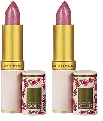 Lipstains Gold Silver Rose (Pack of 2)