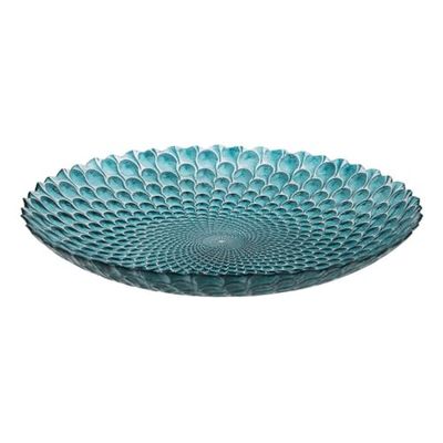 BigBuy Home Centrotavola Blu Vetro 50 x 50 cm