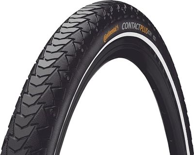 CONTINENTAL Negro Cubierta Contact Plus Reflex 700x42, Unisex Adulto, Size 28 x 1.6