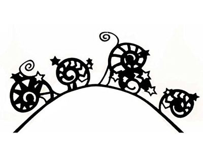 Eulenspiegel 003121 - Cils en papier, Nautilus, noir, pour carnaval, fête à thème